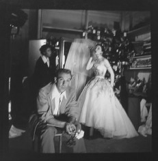 Louise Dahl-Wolfe, Designer Jacques Fath and Model Bettina at Chez Fath, Paris, 1950