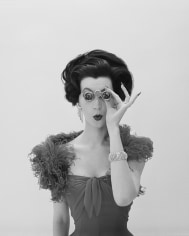 William Helburn, Dovima with Opera Glasses, Corday, ca. 1961