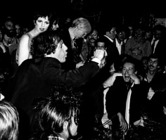 Ron Galella Steve Rubell, Liza Minnelli, Bianca Jagger and Andy Warhol at Studio 54's first anniversary party, NYC, April 26, 1978