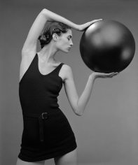 Len Prince, Model with Ball, New York, 1991