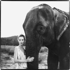 Arthur Elgort, Kate Moss in Nepal, British VOGUE, 1993