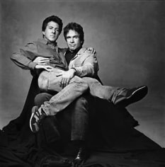 Patrick Demarchelier, Dustin Hoffman and Warren Beatty, 1987