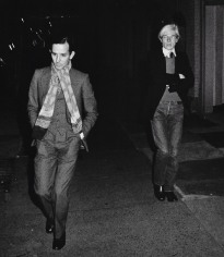 Ron Galella Fred Hughes and Andy Warhol, New York, 1973