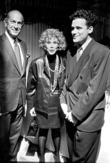 Ron Galella, Oscar de la Renta, Joan Rivers, and Isaac Mizrahi, The Carlyle Hotel, New York, 1990