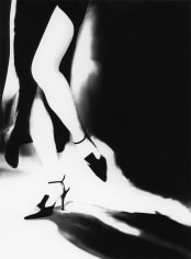 Lillian Bassman Tra Moda e Arte: Teresa in a gown by Laura Biagiotti and shoes by Romeo Gigli, 1996
