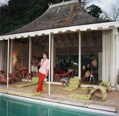 Slim Aarons, Babe Paley, wife of William Paley, by the pool in Round Hill, Jamaica
