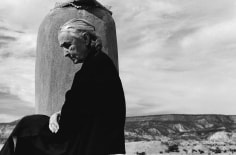John Loengard, Georgia O'Keeffe on roof at Ghost Ranch, Abiqui, New Mexico, 1967