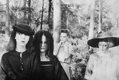 Deborah Turbeville, Ella, Anna, Isabelle, Fredericke, and Robin in Valentino at the Bois du Faux Repos, Normandy, VOGUE Italia, 1978