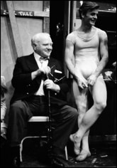 Arthur Elgort, James Cagney and Mikhail Baryshnikov, New York City Ballet, 1979