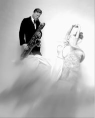 Bert Stern, Gerry Mulligan and Monique Chevalier, Vogue, 1962