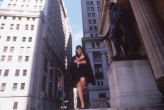 Harry Benson, Donna Karan on Wall Street, New York, 1996