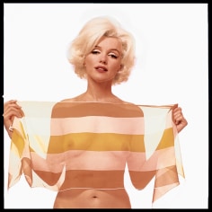 Bert Stern  Marilyn Monroe, &ldquo;The Last Sitting&rdquo;, Striped Scarf