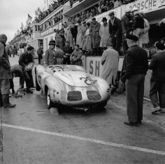 Jesse Alexander, Porsche Pit Stop, Le Mans, 1959