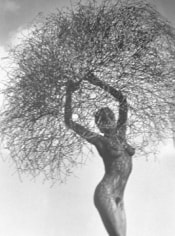 Herb Ritts, Neith with Tumbleweed, Paradise Cove, 1986