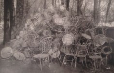 Deborah Turbeville, Unseen Versailles, 1980 (Pile of Chairs)