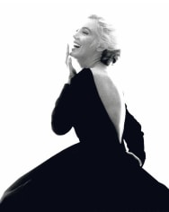 Bert Stern, Marilyn Monroe: From The Last Sitting, 1962 (VOGUE, with Black Dress, Laughing)