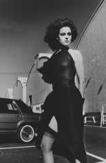 Helmut Newton, Sigourney Weaver on the Warner Bros, lot Burbank, 1984