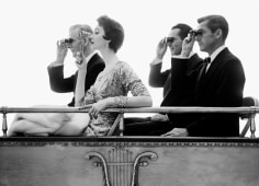 William Helburn, Opera Box: Dovima, Bob Taft, Tom Charles, and Victor Cutrer, circa 1961