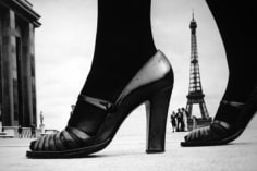 Frank Horvat, Eiffel Tower and Shoe, Paris, Stern Magazine, 1974