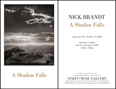 Nick Brandt, Exhibition Invitation
