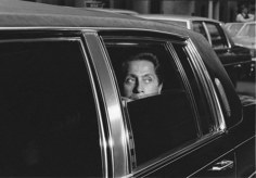 Harry Benson Valentino in Limo, New York, 1984