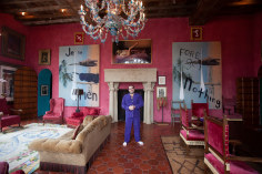 Harry Benson  Julian Schnabel at home, Palazzo Chupi, New York, 2011