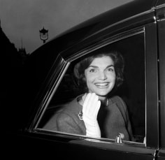 Harry Benson Jackie Kennedy in Car, London, 1962