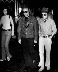 Ron Galella, Marlon Brando and Dick Cavett, New York, 1973