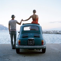 Rodney Smith, Saori &amp; Mossimo holding hands, Amalfi, Italy, 2007