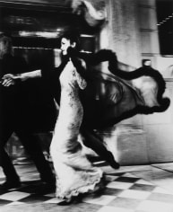 Lillian Bassman, Night and Day: Yasmeen Ghauri in Emanuel Ungaro Parallele at The Plaza Athenee, New York, The New York Times Magazine, 1996