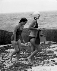 Ron Galella, Caroline Kennedy and Jackie Onassis, Hyannis Beach, Massachusetts, 1980