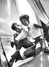 Hy Peskin, John F. and Jackie Kennedy Sailing,