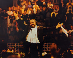George Kalinsky, Luciano Pavarotti, August 16, 1984