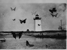 Kali, Maine Lighthouse with Butterflies, Maine, 1969