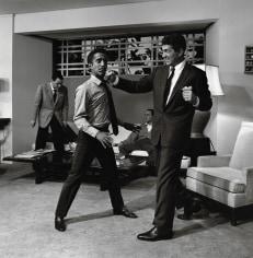 Sid Avery, Sammy Davis Jr., and Dean Martin,1960