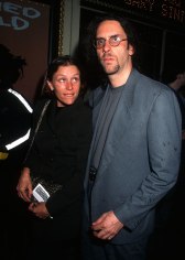 Ron Galella, Frances McDormand and Joel Coen, 1996