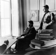 Horst P. Horst, Carl Erickson drawing Gertrude Stein and Horst, Paris, 1946
