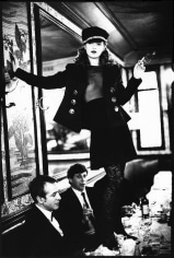 Arthur Elgort, Kate Moss at Caf&eacute; Lipp in Paris, VOGUE Italia, 1993