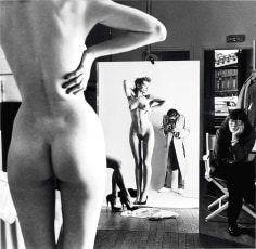 Helmut Newton, Self Portrait with Wife and Models, Paris, 1981