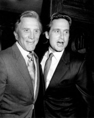 Ron Galella, Kirk and Michael Douglas, Chasen&rsquo;s Restaurant, Beverly Hills, 1983