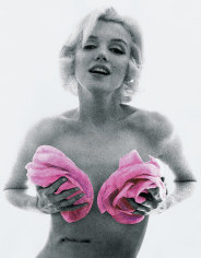 Bert stern  Marilyn Monroe, &ldquo;The Last Sitting&rdquo;,&nbsp;With Roses, Pink tint