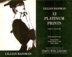 Lillian Bassman, Exhibition Invitation