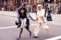 Arthur Elgort, Model and Jon Hendricks in Harlem, NYC, The New Yorker, 2000