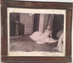 Deborah Turbeville, Woman seating in the unrestored bedroom of Madame Pompadour, from &ldquo;Unseen Versailles&rdquo;, 1980