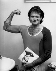 Ron Galella, Robin Williams, NY Police Bullet Proof Benefit, Schubert Theatre, New York, 1979