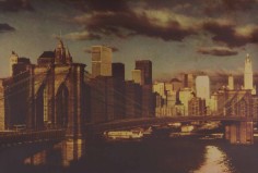 Sheila Metzner, Brooklyn Bridge. Hokusai Series. 2007.
