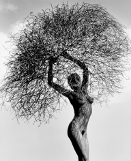 Herb Ritts, Neith with Tumbleweed, Paradise Cove, 1986