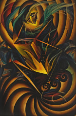 Untitled, 1940s - 1950s, c. 1980, Oil on board
