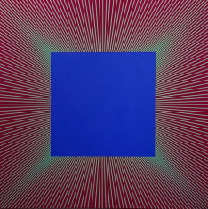 Radiant Blue, 1977 - 2017&nbsp;, Acrylic on canvas
