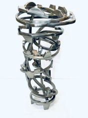 Silver Twister, 2019, Stainless Steel